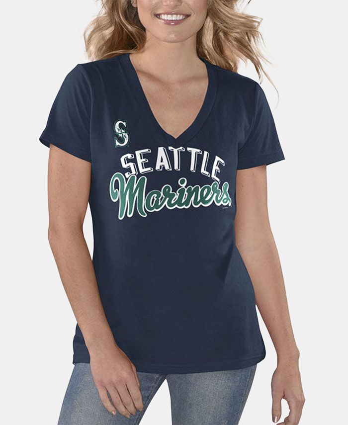 G-III Sports Women's Seattle Mariners It's a Game Raglan T-Shirt - Macy's