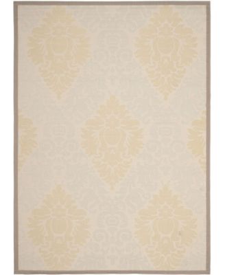 Courtyard CY7133 Beige and Dark Beige 8' x 11' Outdoor Area Rug
