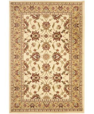 Lyndhurst LNH553 Ivory and Beige 5'3" x 7'6" Area Rug