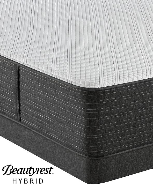 Beautyrest Hybrid BRX1000C 13" Plush Mattress Set King & Reviews