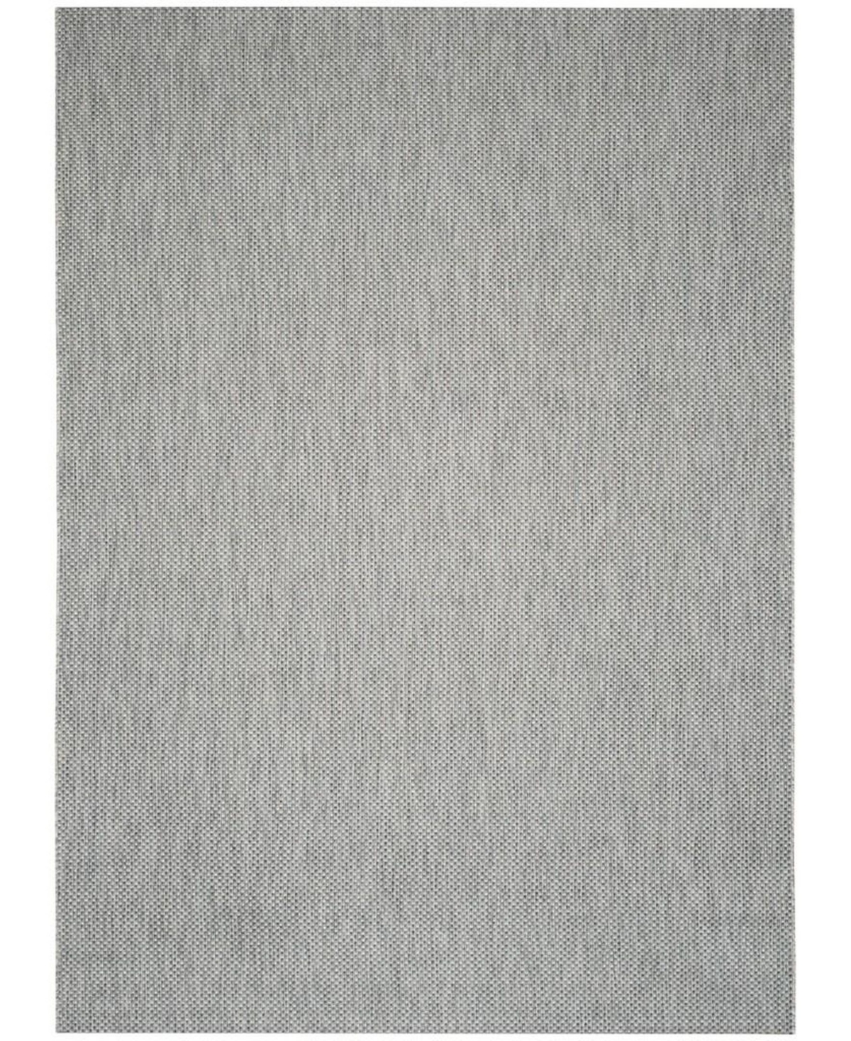 Safavieh Courtyard Gray and Navy 8' x 11' Outdoor Area Rug - Gray