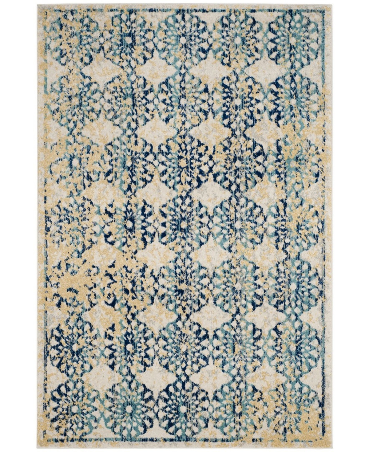 Safavieh Evoke Ivory and Blue 10' x 14' Area Rug - Ivory