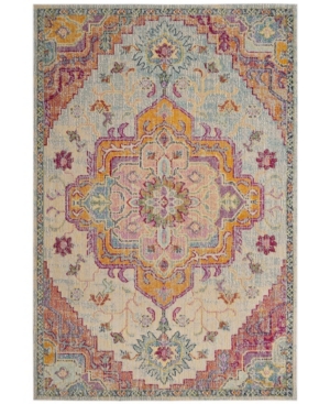 Safavieh Crystal Light Blue and Fuchsia 5' x 8' Area Rug