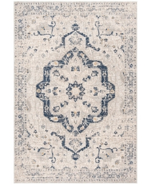 Safavieh Marseille Navy and Ivory 5'3in x 7'6in Area Rug