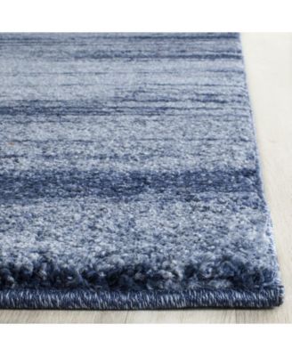 Retro RET2693 Light Blue and Blue 8' x 10' Area Rug