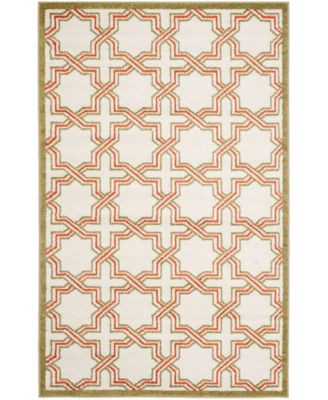 Amherst Ivory and Light Green 5' x 8' Area Rug
