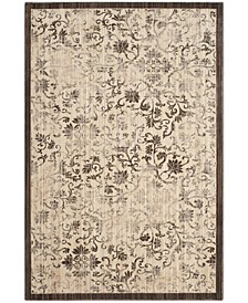 Infinity Yellow and Brown 5'1" x 7'6" Area Rug