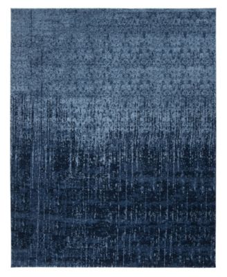 Retro RET2770 Light Blue and Blue 8' x 10' Area Rug