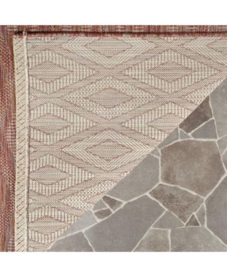 Courtyard CY8522 Red 8' x 11' Outdoor Area Rug