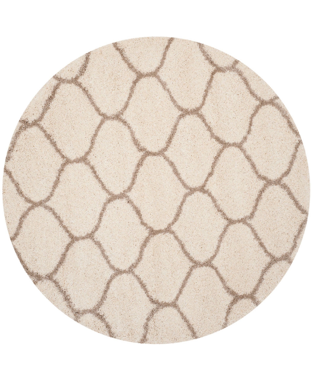 Safavieh Hudson 7' x 7' Round Area Rug - Ivory/Beige