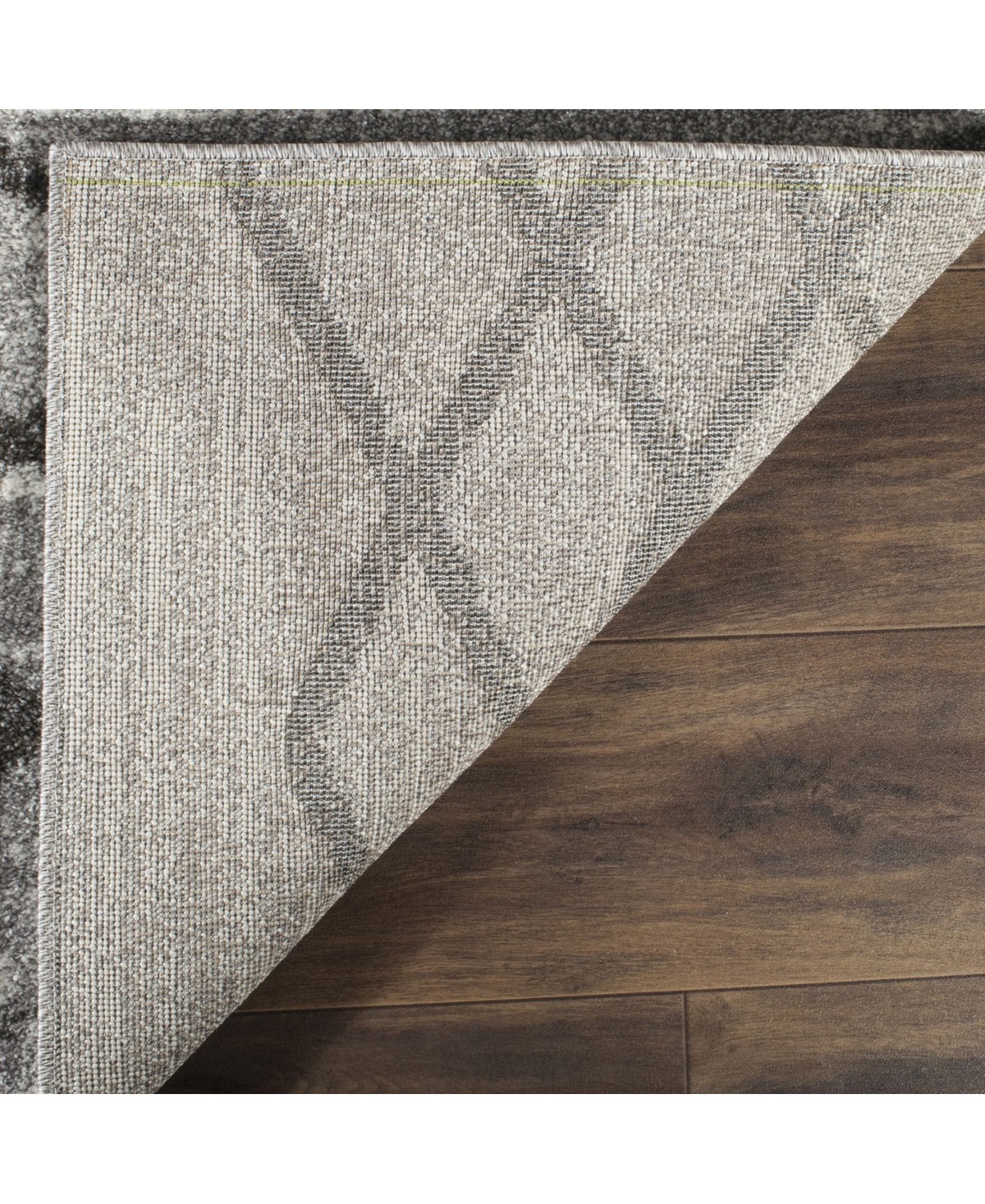 Safavieh Tunisia TUN297 Gray and Black Area Rug -black