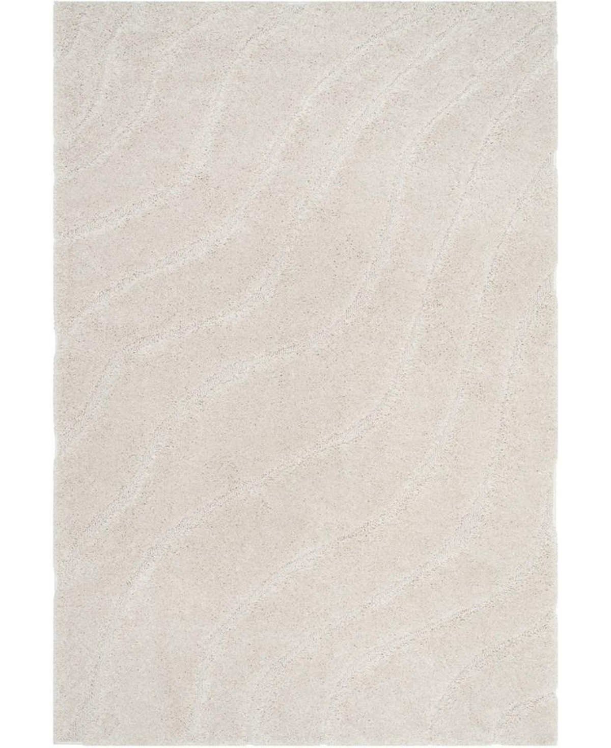 Safavieh Shag 5'3in x 7'6in Area Rug - Creme/Creme