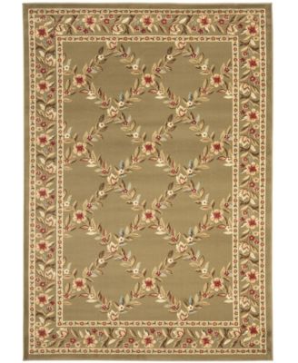 Lyndhurst LNH557 Green 5'3" x 7'6" Area Rug