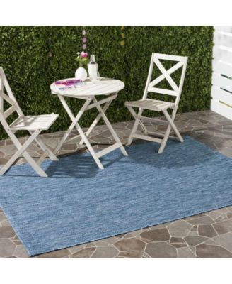 Courtyard CY8520 Navy 5'3" x 7'7" Outdoor Area Rug