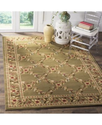Lyndhurst LNH557 Green 5'3" x 7'6" Area Rug