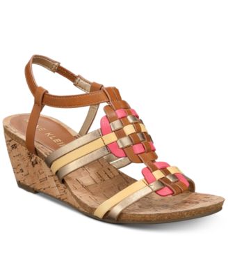 anne klein tilly wedge sandals