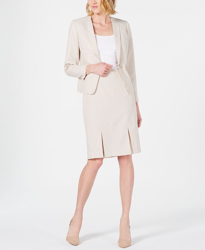 EYY Women Brown Pleated Skirt Suit - Potomac main image 1