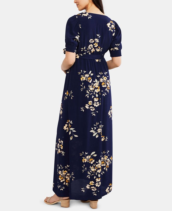 Motherhood Maternity Printed Maxi Dress Macy's