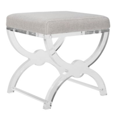 Safavieh - Delfina Acrylic Ottoman