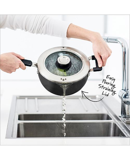 GreenPan Levels 3Qt. Stackable Ceramic Nonstick Saucepan with