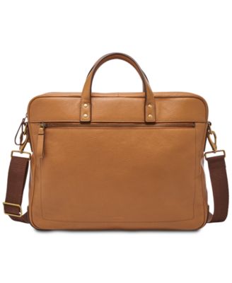 fossil leather briefcases