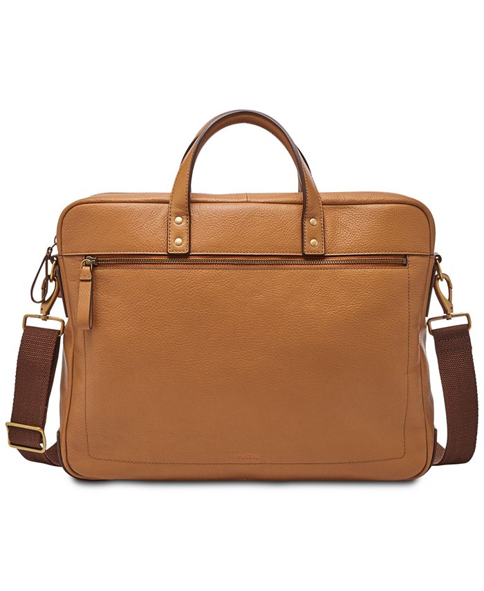 Fossil haskell double zip briefcase hot sale