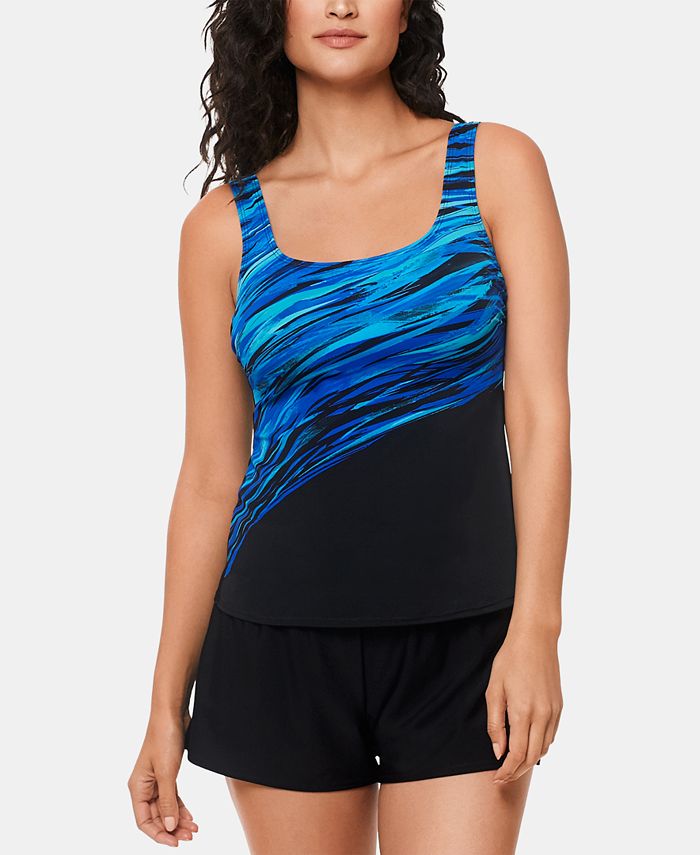 Reebok Northern Lights Tankini Top & Reviews - Swimsuits & Cover-Ups ...