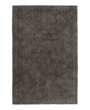 French Connection Fontayne Vintage Jacquard 27" X 45" Accent Rugs Bedding In Dark Grey