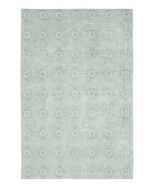 French Connection Fontayne Vintage Jacquard 27" X 45" Accent Rugs Bedding In Rain Blue