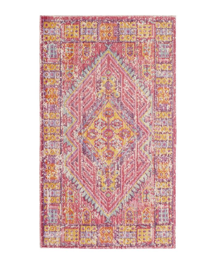 French Connection - Caruso Colorwashed Kilim 27" x 46" Accent Rug