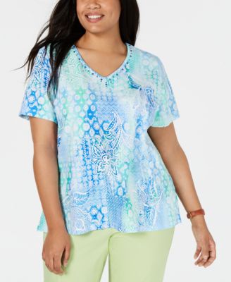 Alfred Dunner - Plus Size Embellished T-Shirt