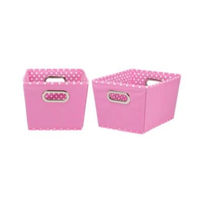 Household Essentials - 2-Tone Small Tapered Storage Bins