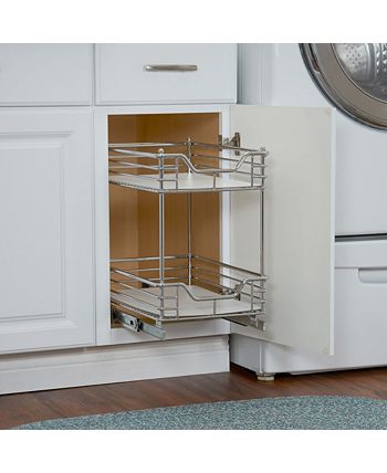 Household Essentials Glidez Standard 2-Tier Under Cabinet Sliding Organizer, Size: 11.5 in.
