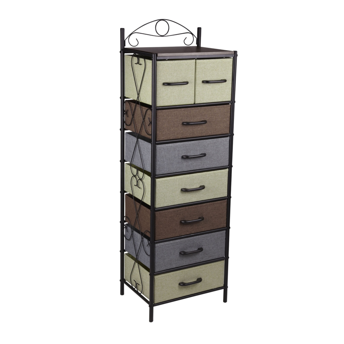 8-Drawer Victorian Tower - Multi