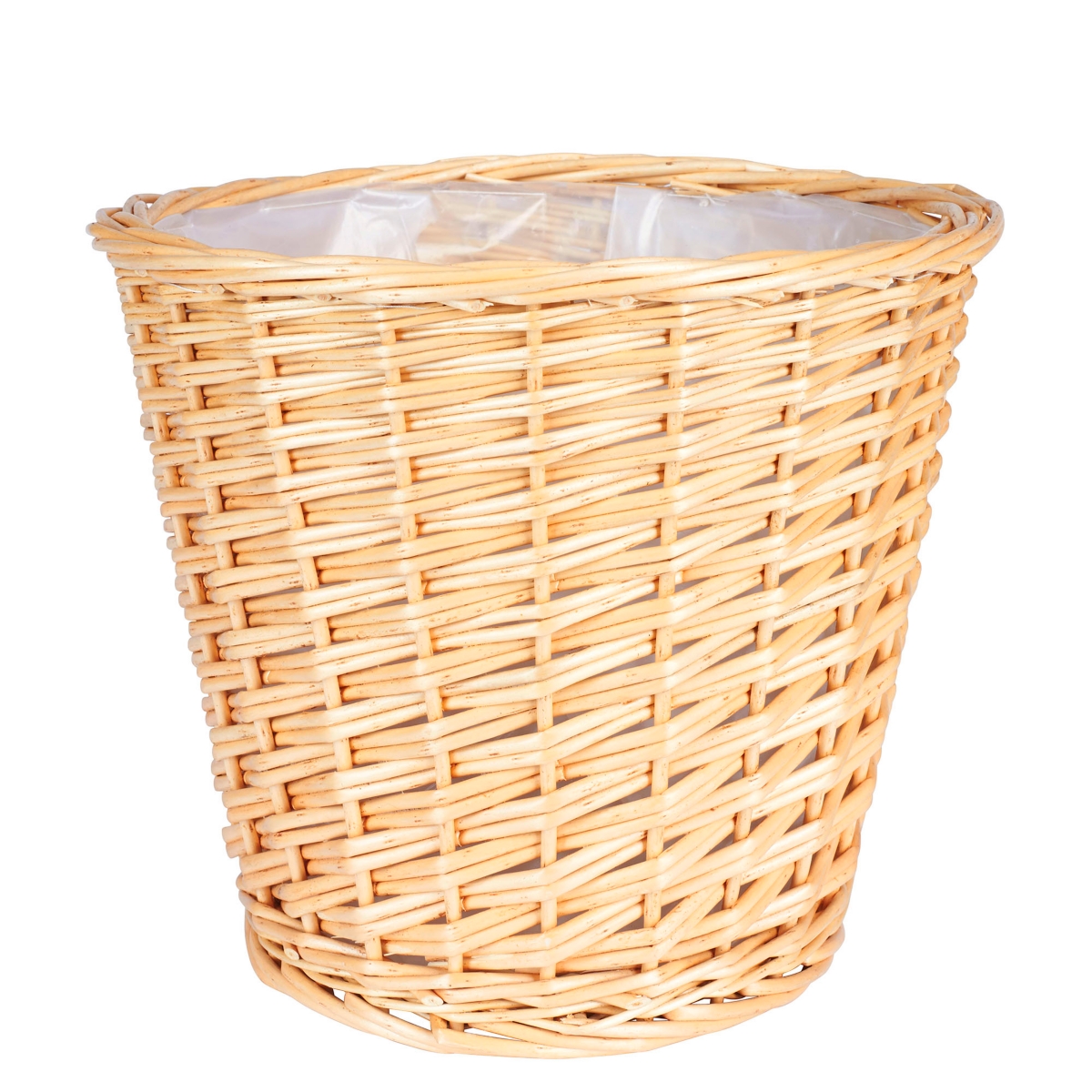 Medium Willow Waste Basket - Natural