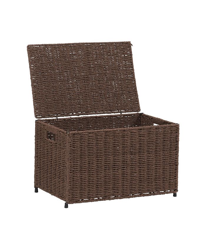Household Essentials Small Wicker Storage Chest Macy's
