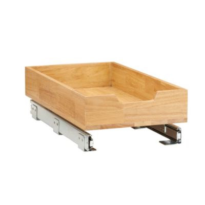 Household Essentials - Glidez 11.5" Wood 1-Tier Sliding Cabinet Organizer