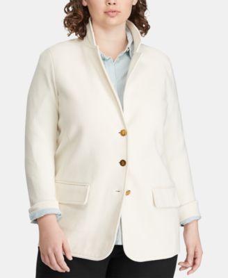 ralph lauren plus size blazer