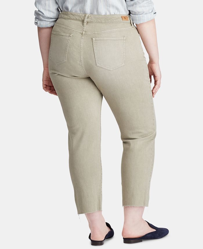 Lauren Ralph Lauren Plus Size Premier Straight Ankle Jeans Macy's