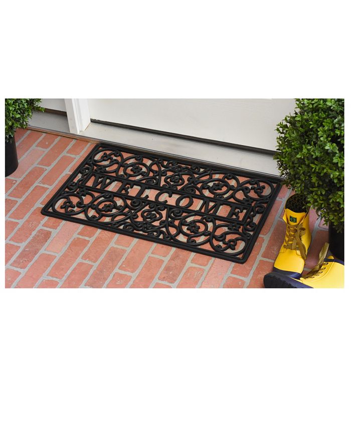 Home & More - Caprix 18" x 30" Rubber Doormat