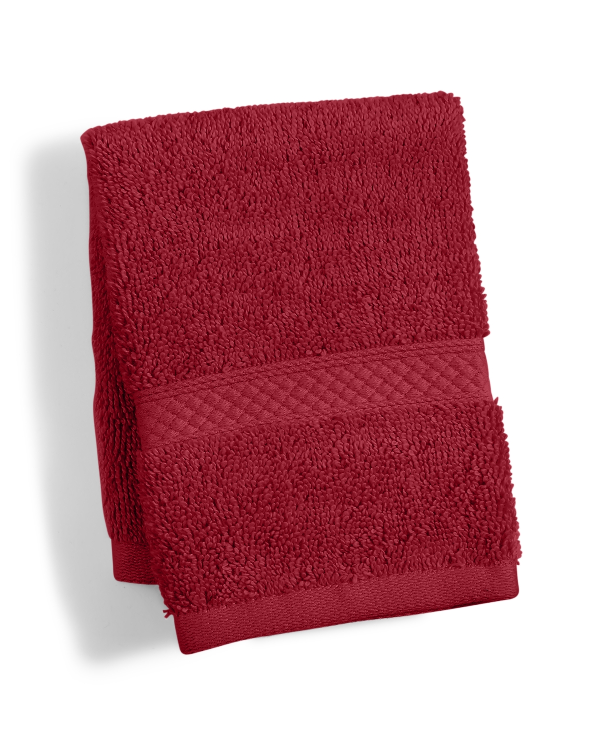 Charter Club Elite Hygrocotton Washcloth, 13" X 13", Created For Macy's In Red Currant