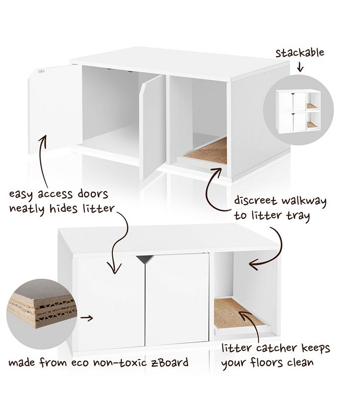Way Basics Eco Friendly Cat Litter Box Enclosure Macy's