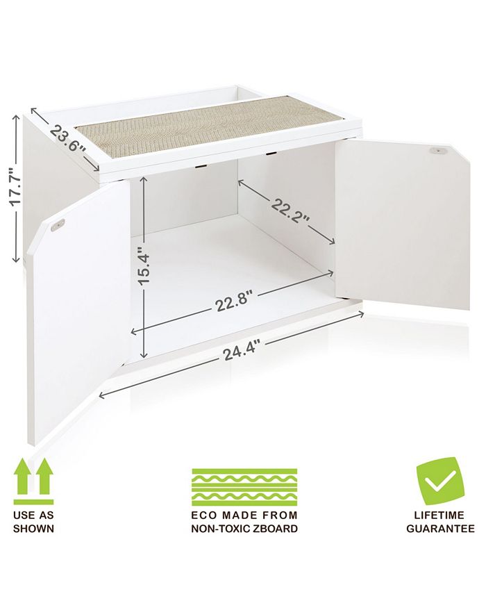Way Basics Eco Friendly Cat Litter Box Enclosure Macy's