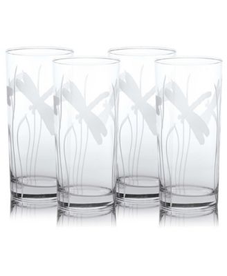 Dragonfly Cooler Highball 15Oz - Set Of 4 Glasses