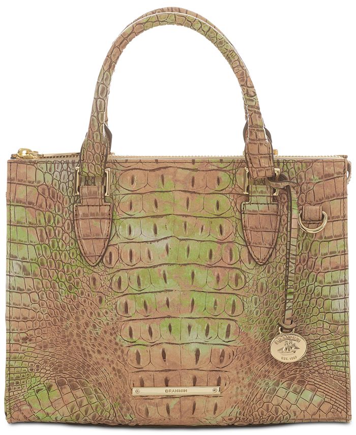Brahmin anywhere convertible melbourne embossed leather satchel discount