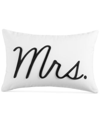 Charter Club Embroidered Decorative Pillows, 12 x 18, Created for Macy's