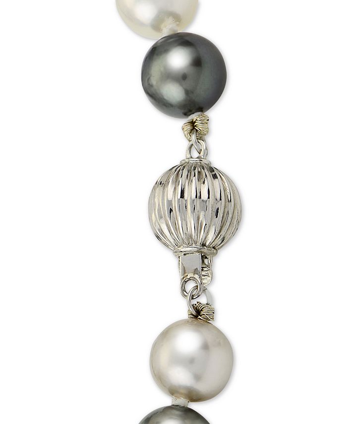 Macy's Multi-Cultured Tahitian & Cultured South Sea Pearl (8-10mm) 18 ...