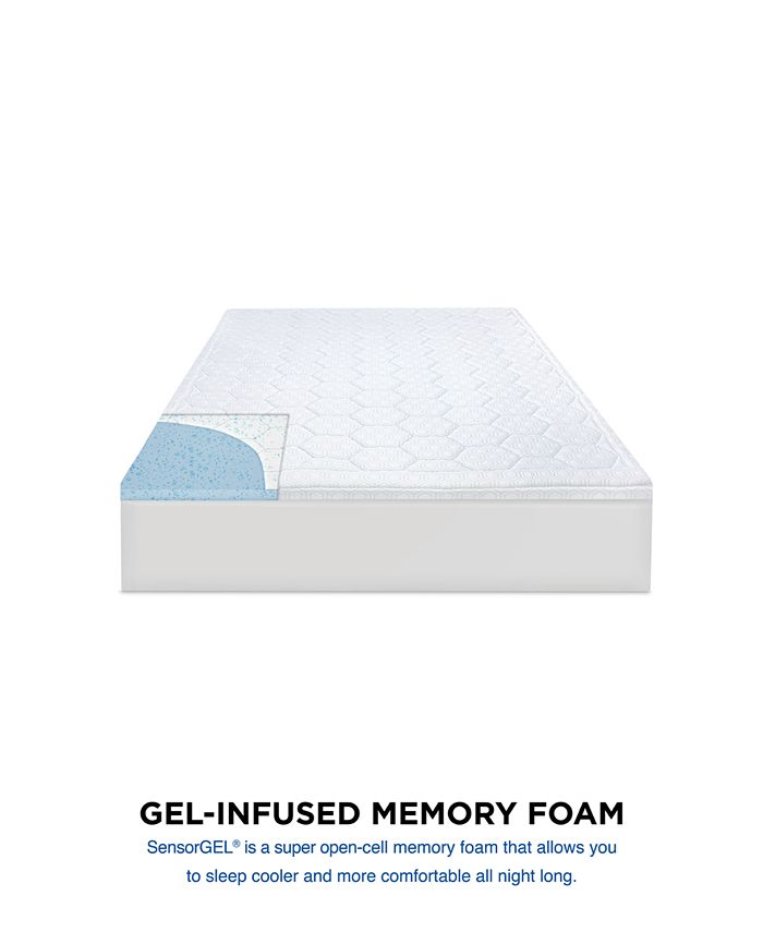 CLOSEOUT! Luxury iCOOL 3" GelInfused Memory Foam King
