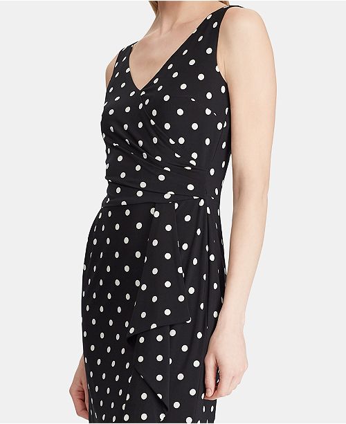 Ralph lauren polka dot dress macys Clearance