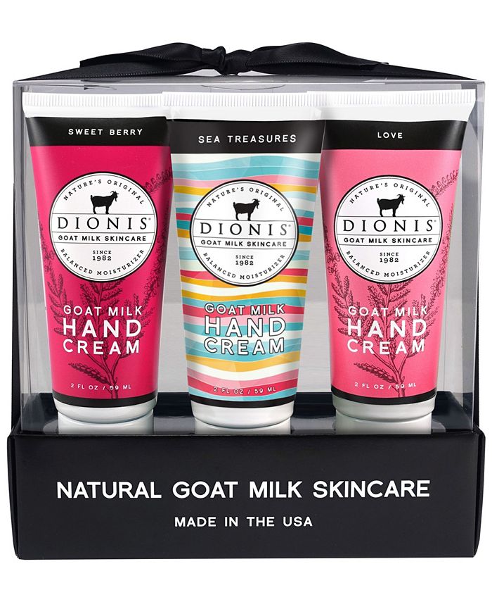 Dionis Goat Milk Reflections Hand Cream 2 ounce Gift Set 3 pieces. Macy's